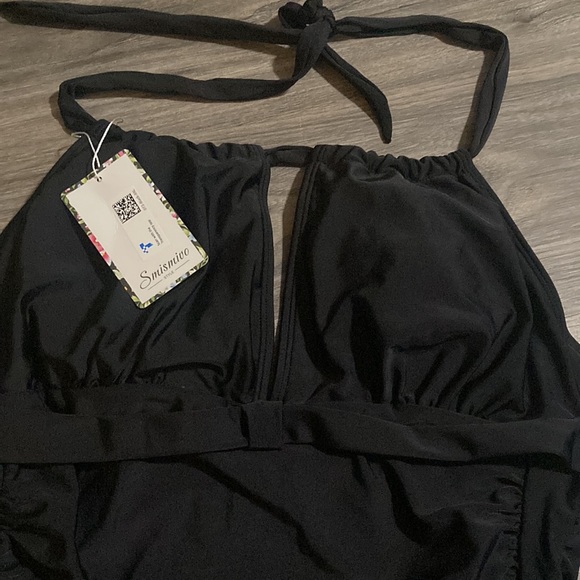 smismivo tummy-control halter one-piece swimsuit Size XXL - Picture 2 of 9